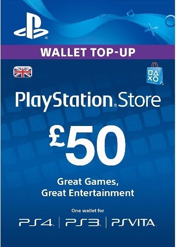 £50 PlayStation Store Gift Card (UK)
